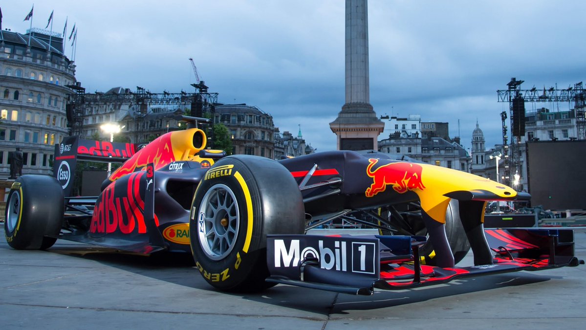 La escudería Red Bull está en Londres