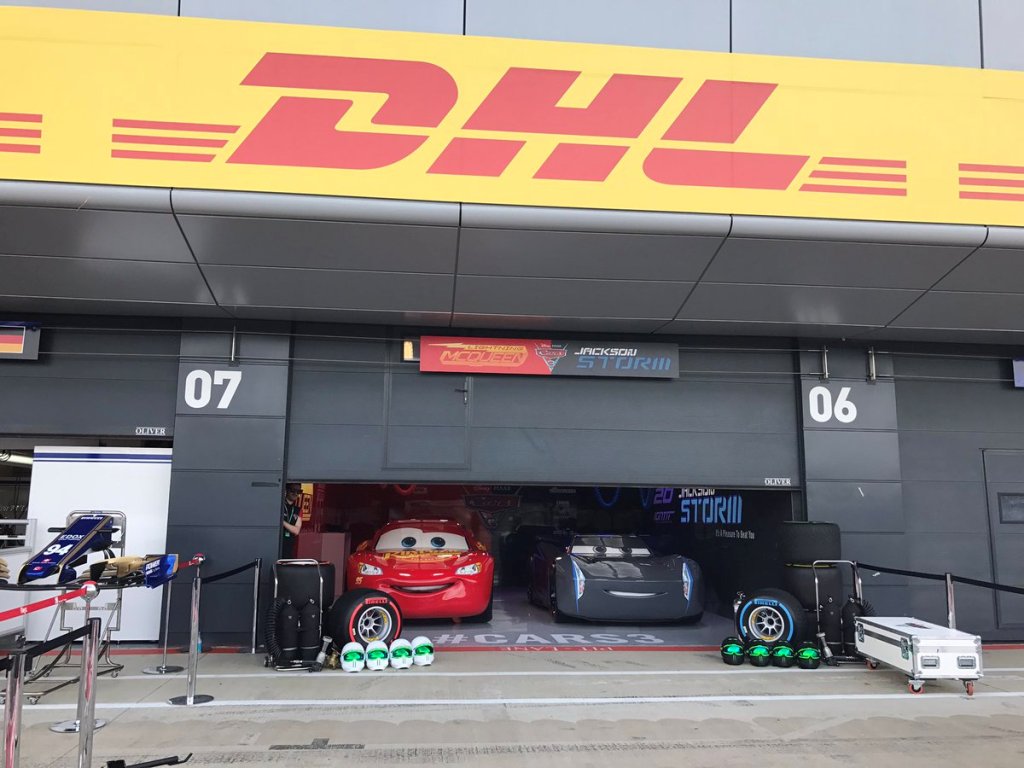 Rayo McQueen y Jackson Storm