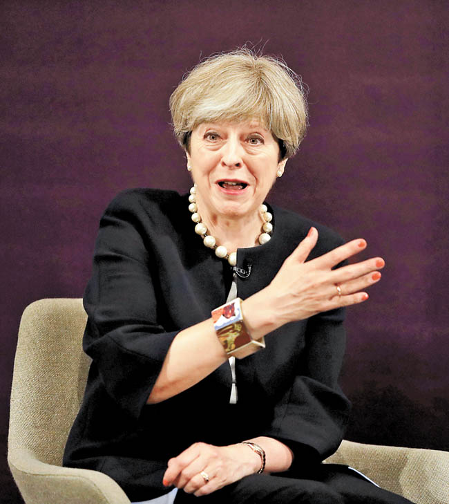 Theresa May presentó ayer su primera iniciativa sobre la separación de la Unión Europea. 