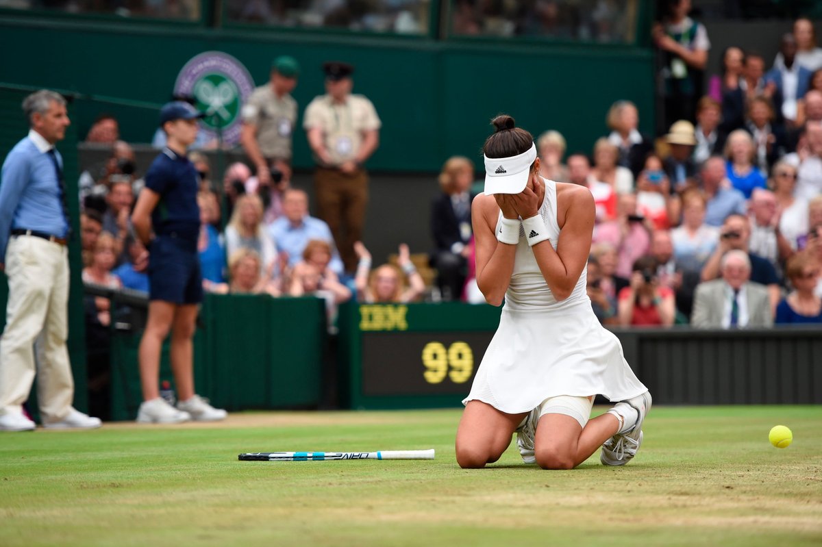 Garbiñe Muguruza logró su primer Wimbledon 