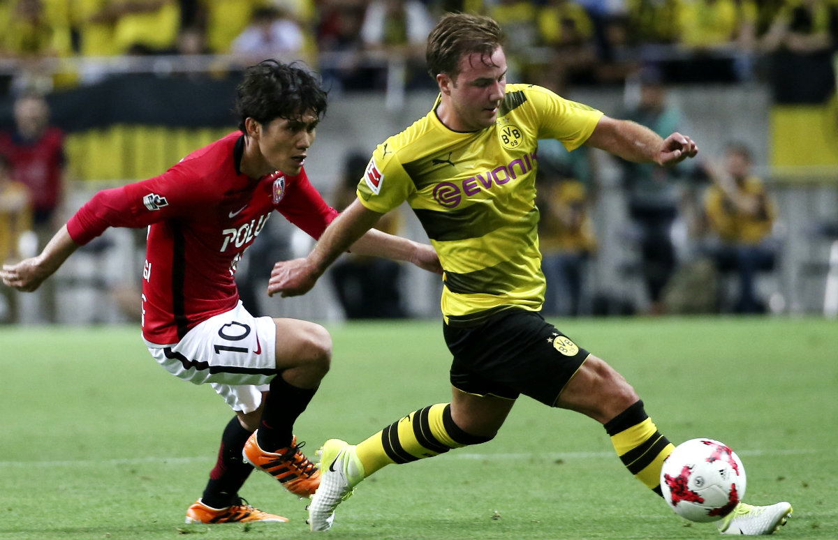 Mario Götze regresó a la cancha 