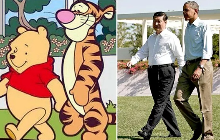 Las comparaciones entre Xi y Winnie the Pooh circularon por primera vez en 2013 cuando visitó al entonces presidente de Estados Unidos, Barack Obama.