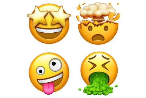 Los emojis son los que aprobó Unicode en junio. 
