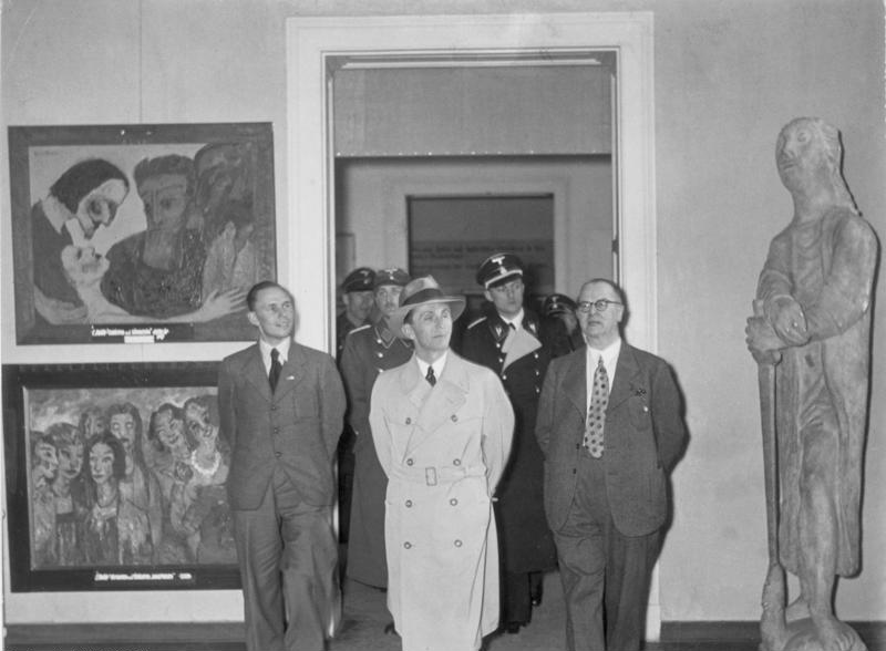 El propósito de esta exhibición era despreciar el arte que iba en contra de los principios del nazismo 