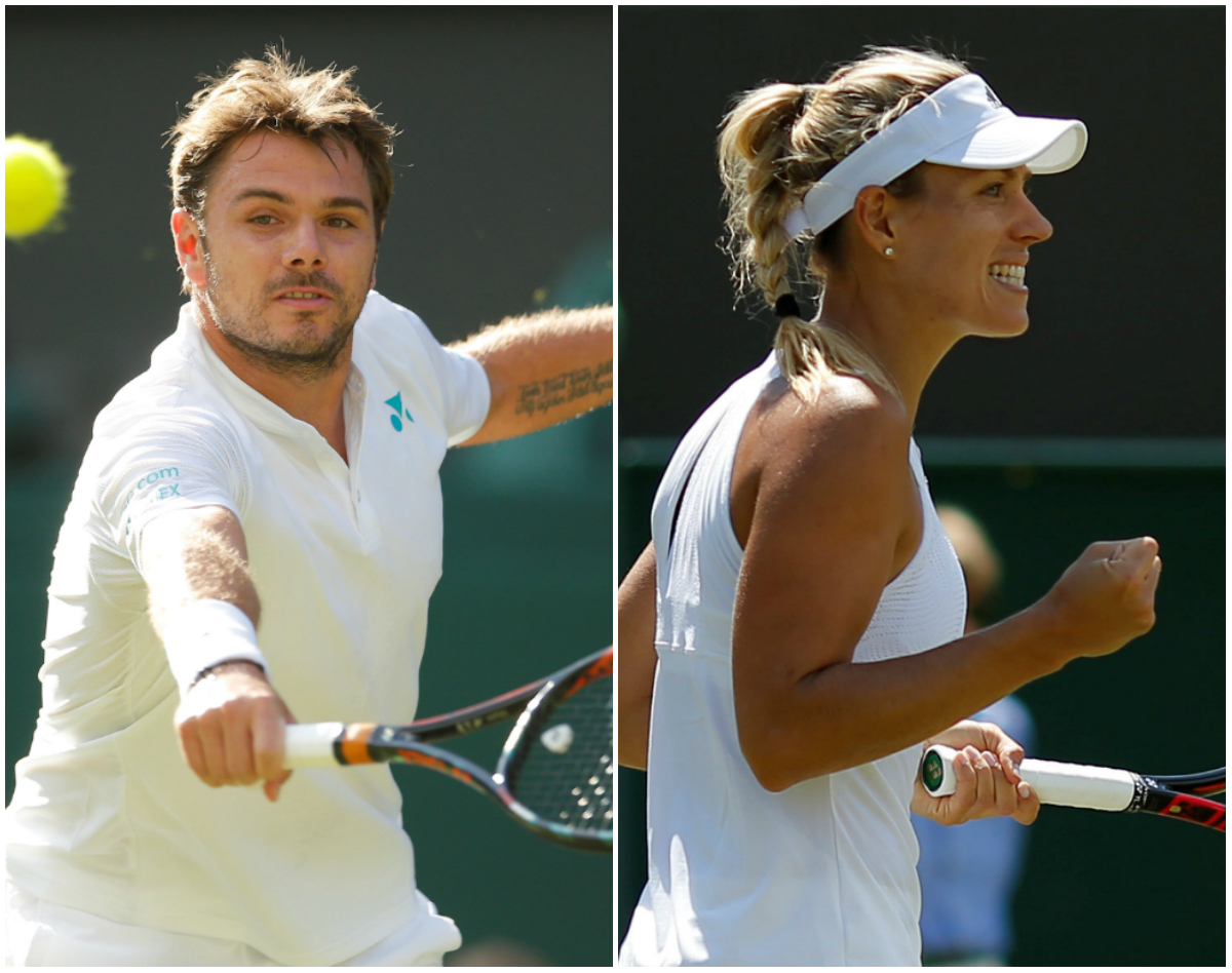 Angelique Kerber y Stanislas Wawrinka son los campeones defensores