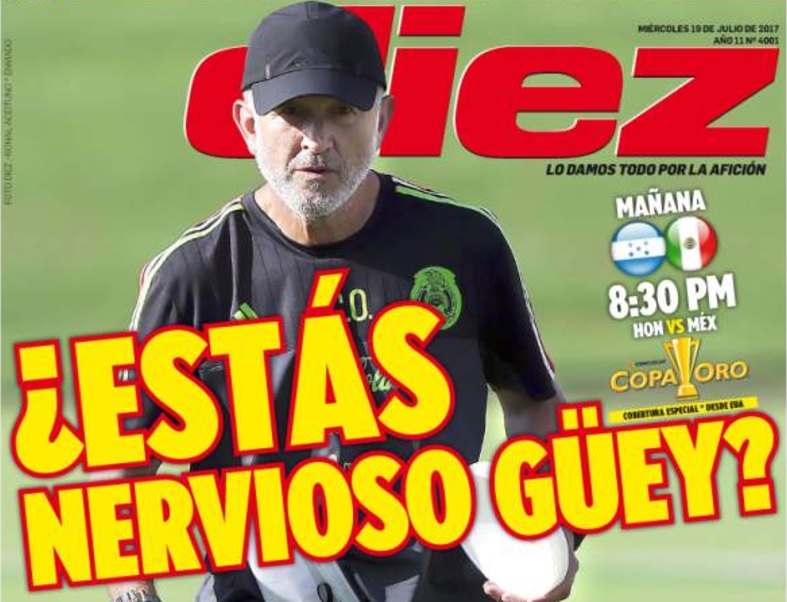 La prensa hondureña calienta duelo contra México
