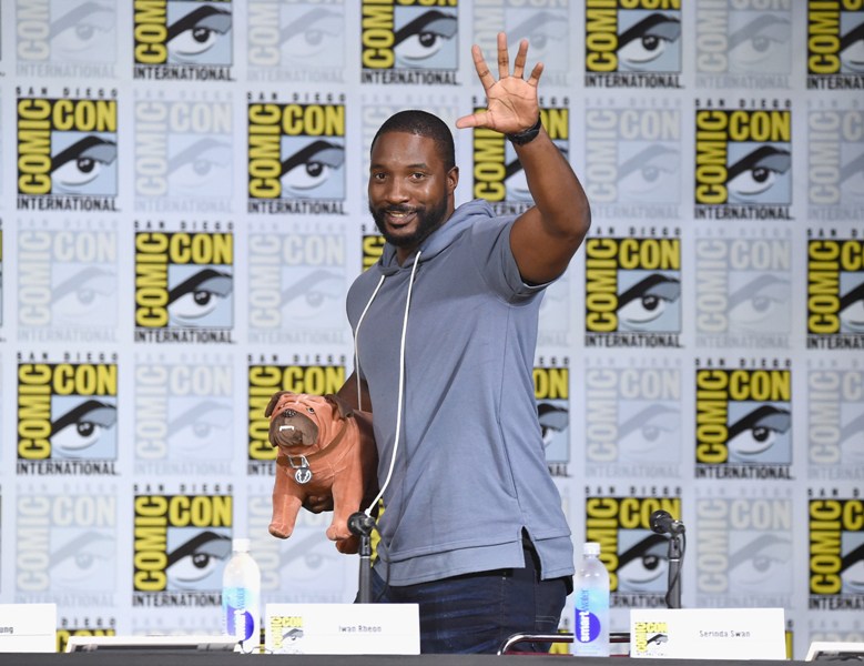 El actor Eme Ikwuakor estuvo presente en la Comic-Con 2017 para hablar sobre 'Inhumanos'. 