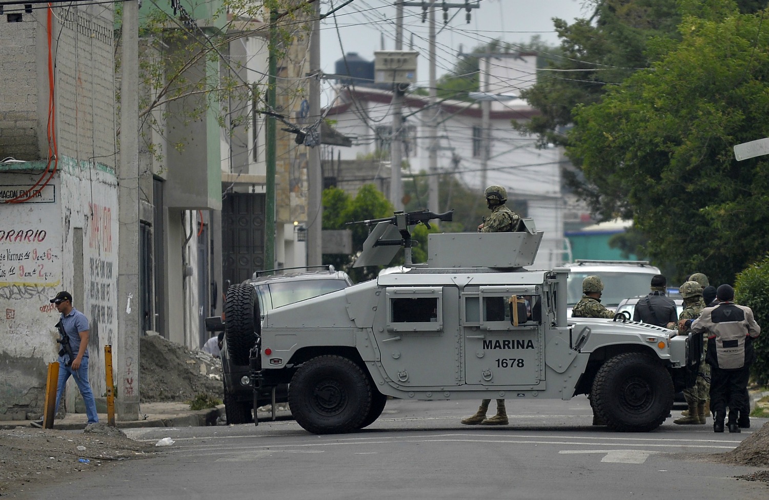 El operativo se realizó en la colonia La Conchita Zapotitlán.