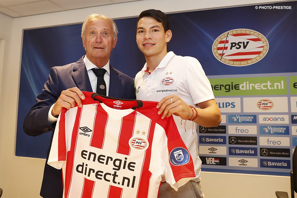 Presentan oficialmente a Hirving Lozano con el PSV