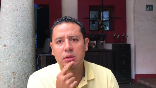 El presidente del Consejo Nacional del PRD, Ángel Ávila.