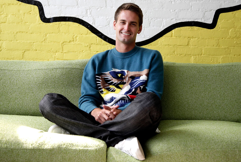 Evan Spiegel ha sido elogiado como un genio de productos que entiende, de manera instintiva, los deseos de su joven audiencia.