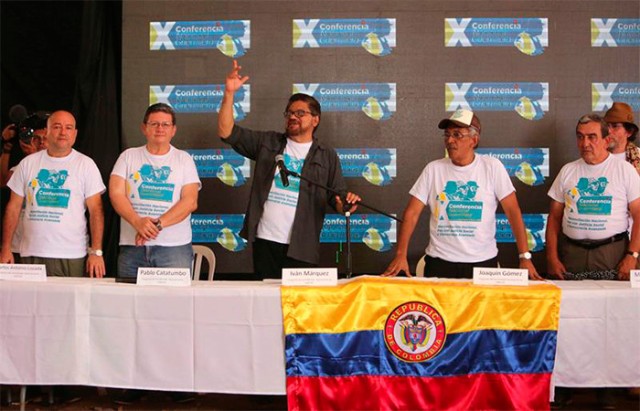 Miembros del Estado Mayor de las FARC (EFE)