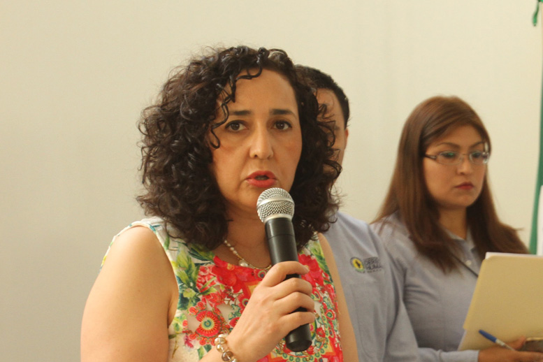 La presidenta de la Comisión Estatal de Derechos Humanos en NL, Sofía Velasco.
