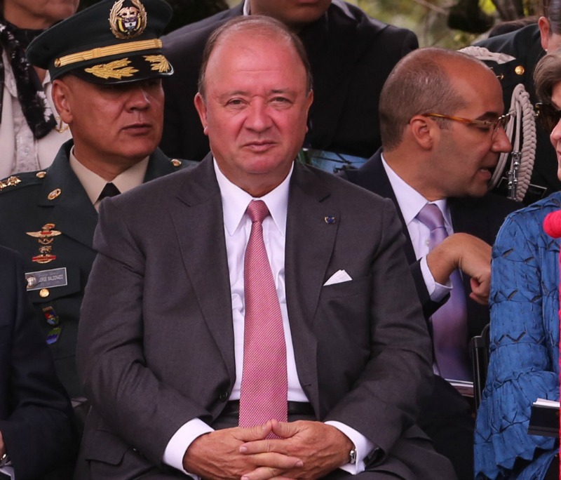 El ministro de Defensa, Luis Carlos Villegas.