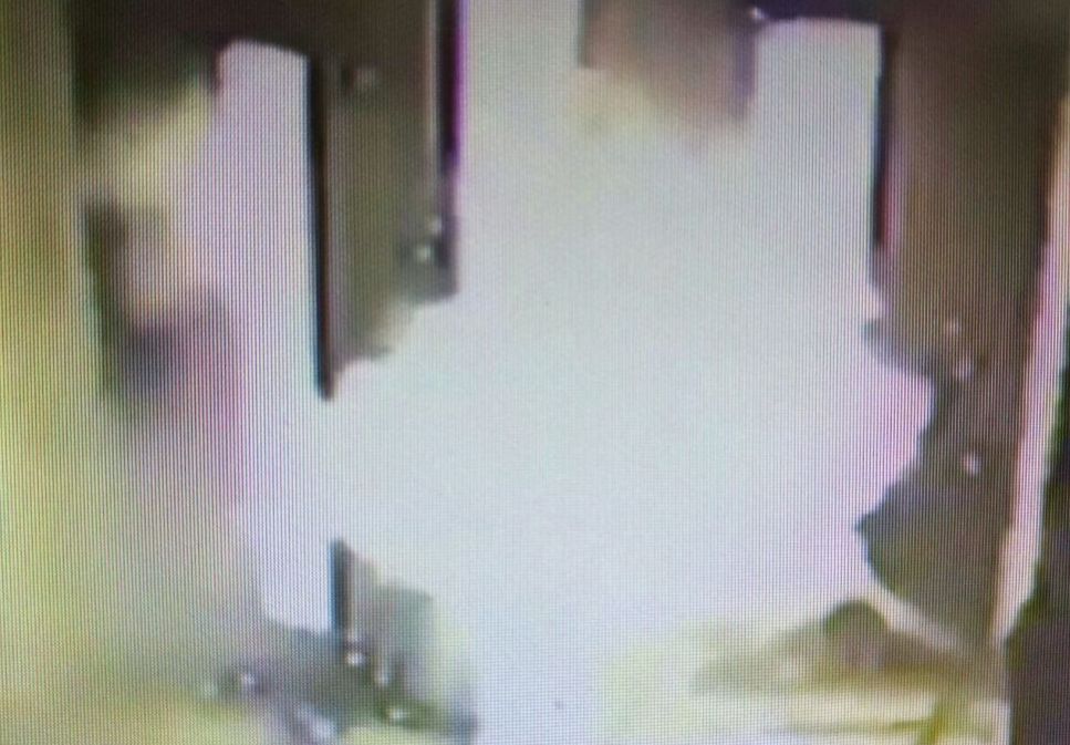 La explosión ocasionó daños materiales.