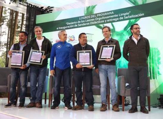 El jefe de Gobierno celebró los 100 años de Área Natural Protegida del Desierto de los Leones.