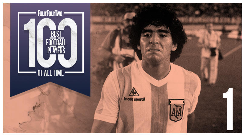 Maradona fue elegido como el mejor futbolista de la historia