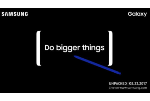 El Galaxy Note 8 será presentado el próximo 23 de agosto. 