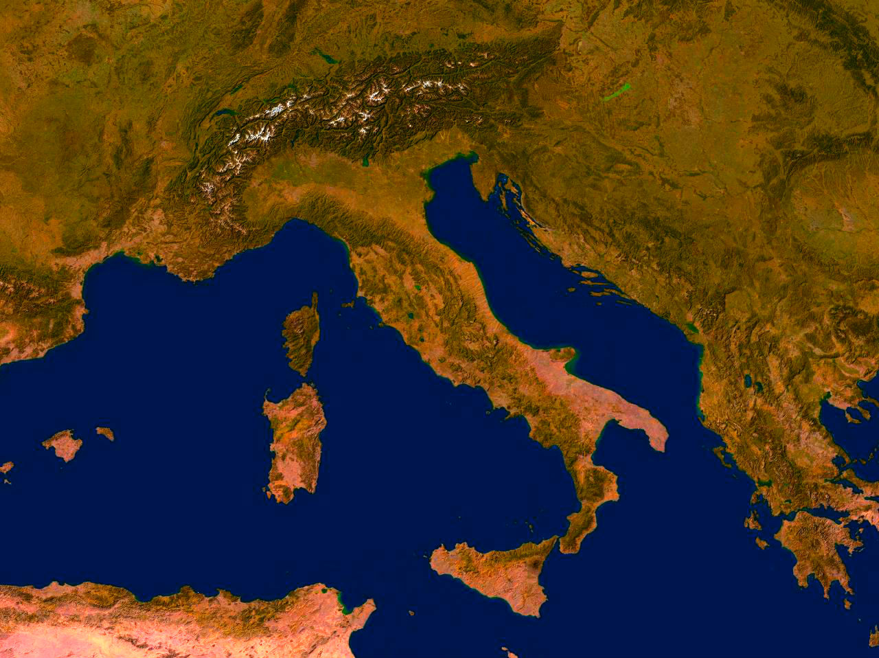 Italia, en llamas debido a 'Lucifer'.
