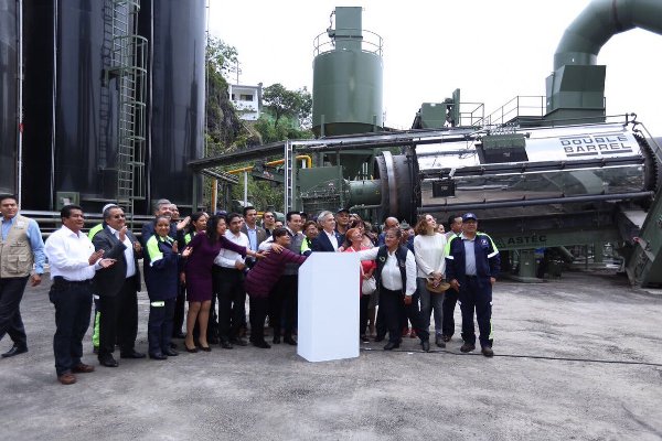 El nuevo equipamiento de la Planta de Asfalto permite reducir olores y ruido.