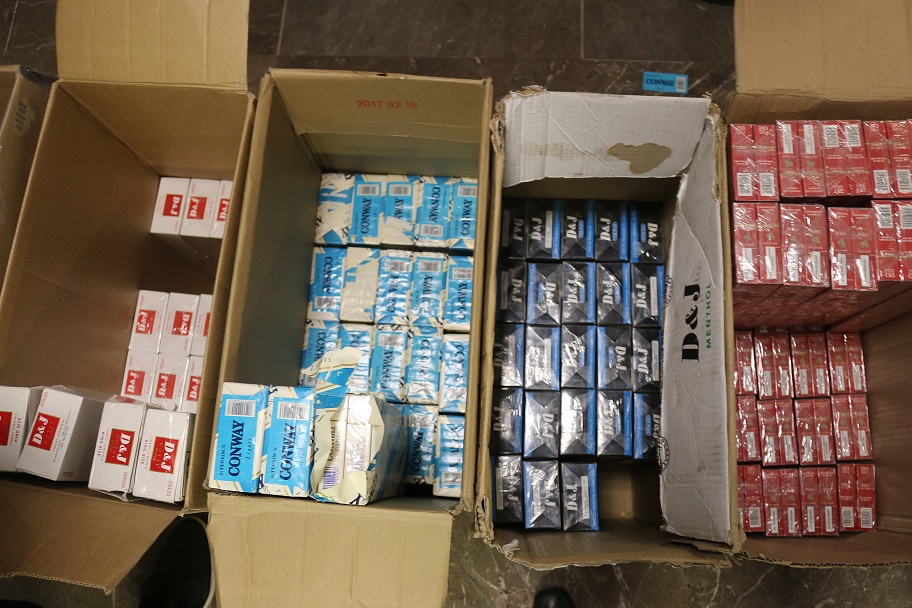 Aseguran más de 146 mil cigarros ilícitos
