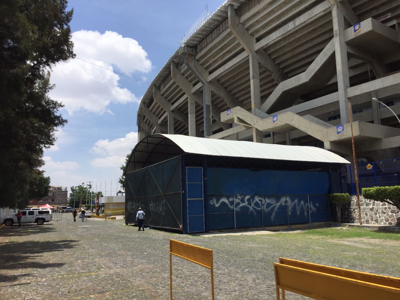 Atlas entrenó a puerta cerrada en el Estadio Jalisco.
