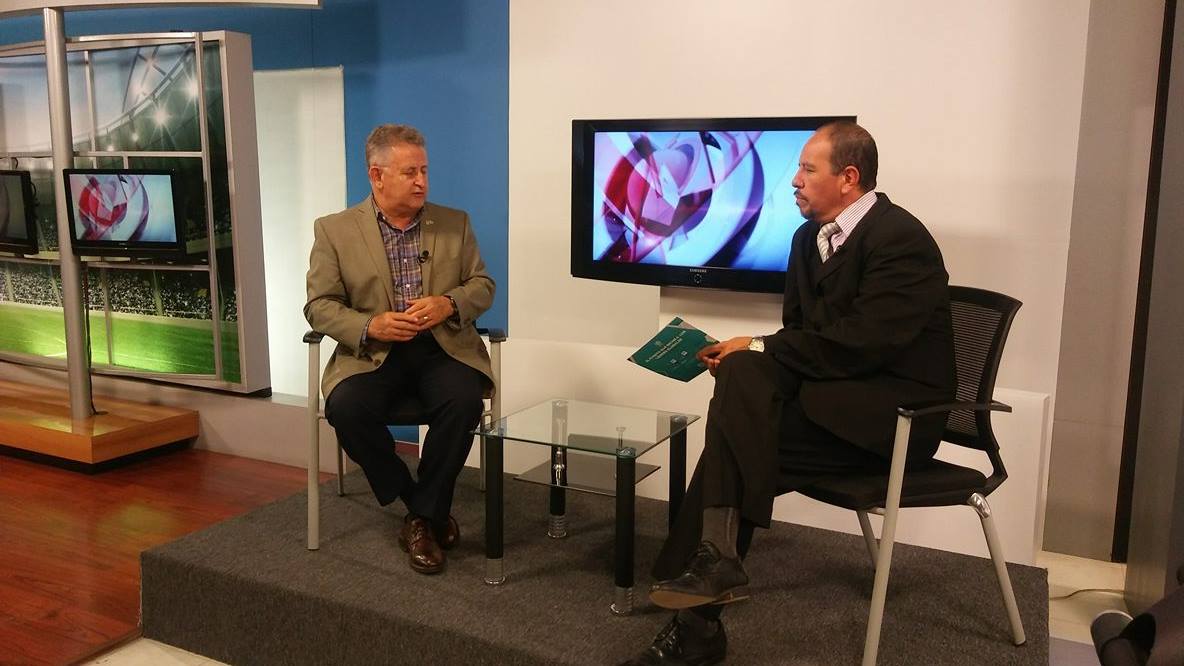 Director de Puerto Interior, Luis Quiroz Echegaray en entrevista para Notivox Televisión. 