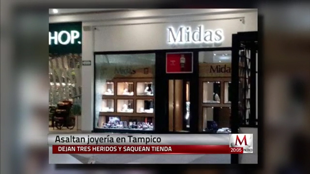 Asaltan joyería en centro comercial de Tampico