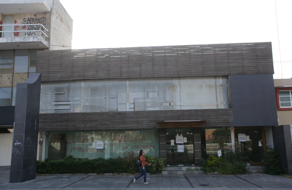 Sobre López Mateos se localiza el Corporativo Arzaca y Consorcio Lunalo, asegurado por la Fiscalía General del Estado
