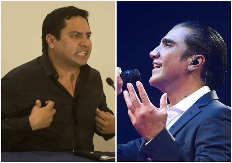 Alejandro Fernández muestra su "apoyo moral" a Julión Álvarez y a Rafael Márquez. 