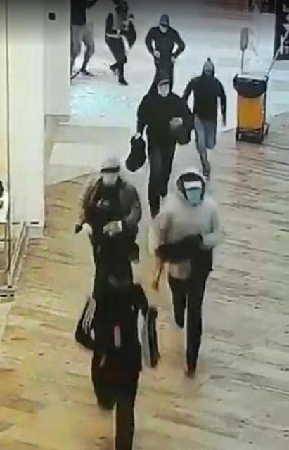 Banda delincuencial, robo a centro comercial Tampico 