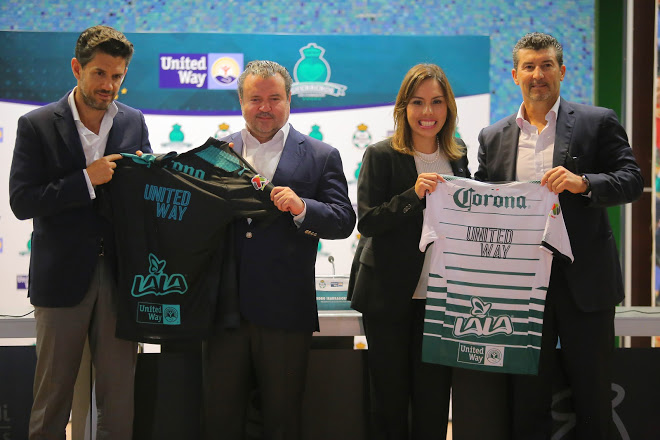 El Club Santos Laguna formalizó su alianza con el Fondo Unido-United Way México.