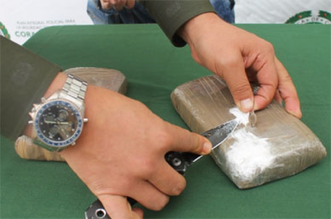 La Semar decomisó 97 kilos de cocaína con destino a Japón.