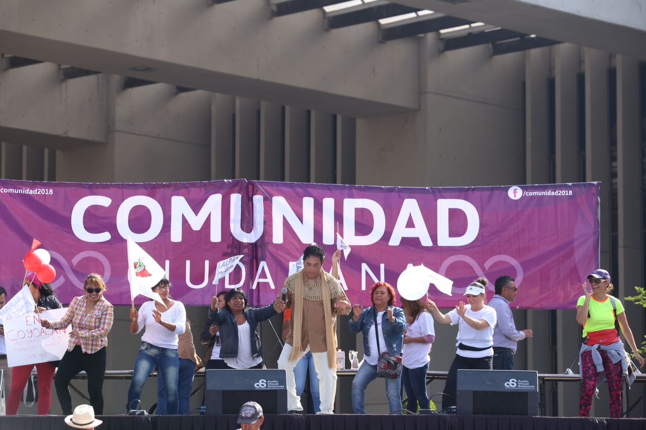 El coordinador de esta organización y asesor político de Monreal, Faruk Take dio el banderazo de salida para que contingentes de las 16 delegaciones m