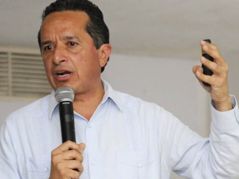 Gobernador de Quintana Roo, Carlos Joaquín.  