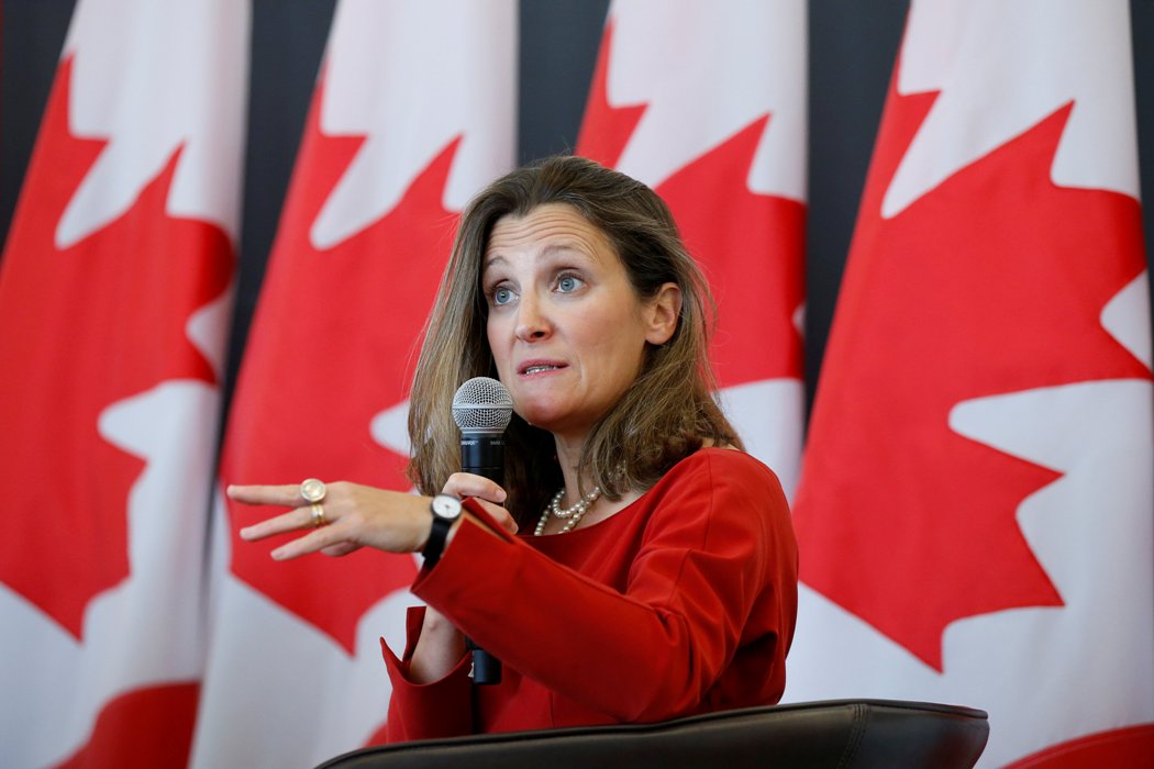 La funcionaria canadiense dijo que en la renegociación del TLCAN es importante evitar convertir al otro en un “chivo expiatorio” y tener una buena vol