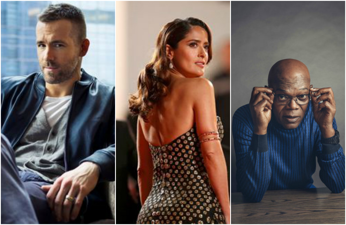 Los tres actores colaboran juntos en 'The Hitman's Bodyguard'.