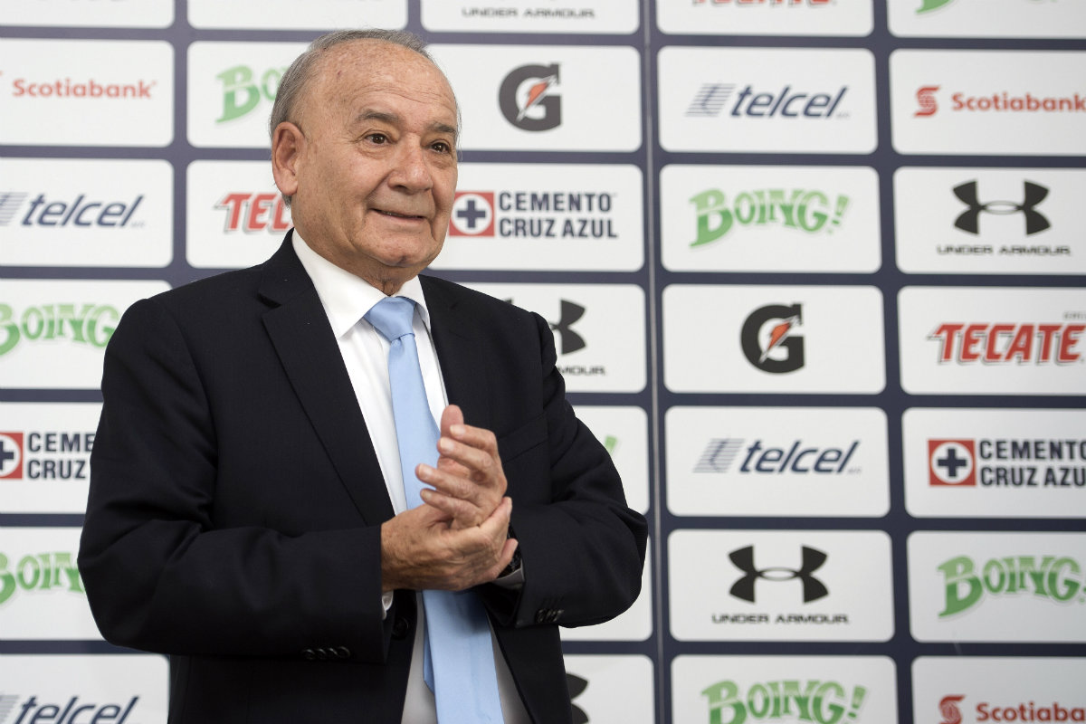 Billy Álvarez, presidente de Cruz Azul