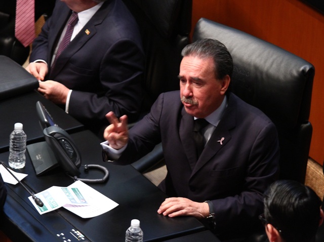 El senador Emilio Gamboa Patrón. 