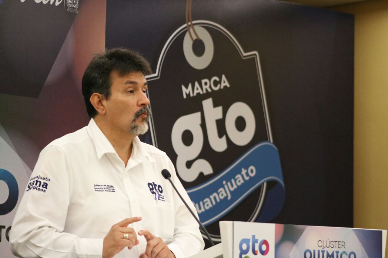 Subsecretario de Desarrollo Económico y Sustentable de Guanajuato, Froylán Salas Navarro. 