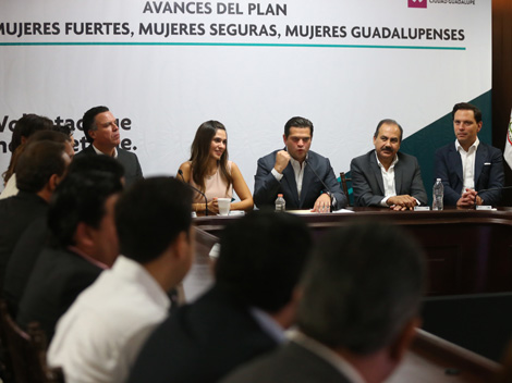 Hoy presentaron el avance del Plan Integral: Mujeres Fuertes, Mujeres Seguras, Mujeres Guadalupenses.