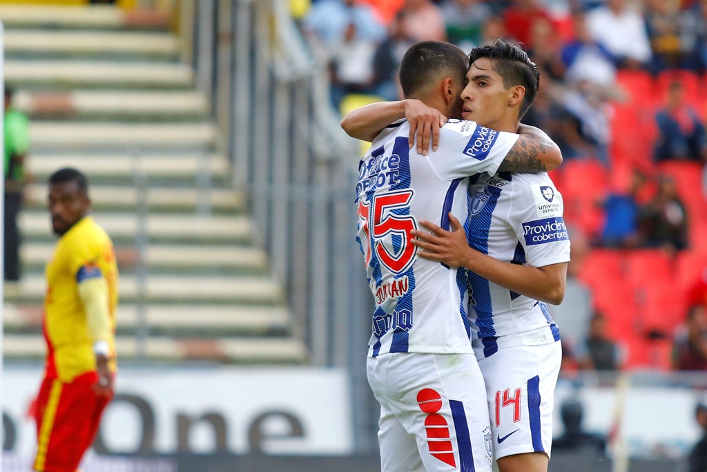 Guzmán anotó doblete con Pachuca 