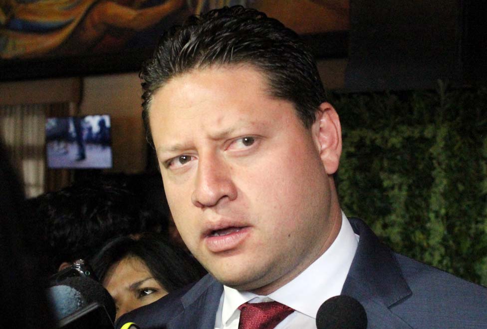 El secretario de salud del Estado de México, Cesar Gómez Monge.