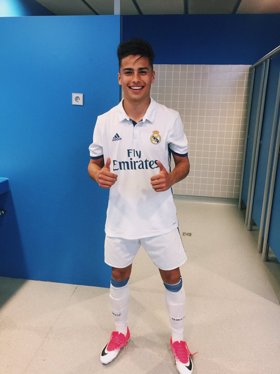 Paolo Medina se formó con el Real Madrid desde los 10 años