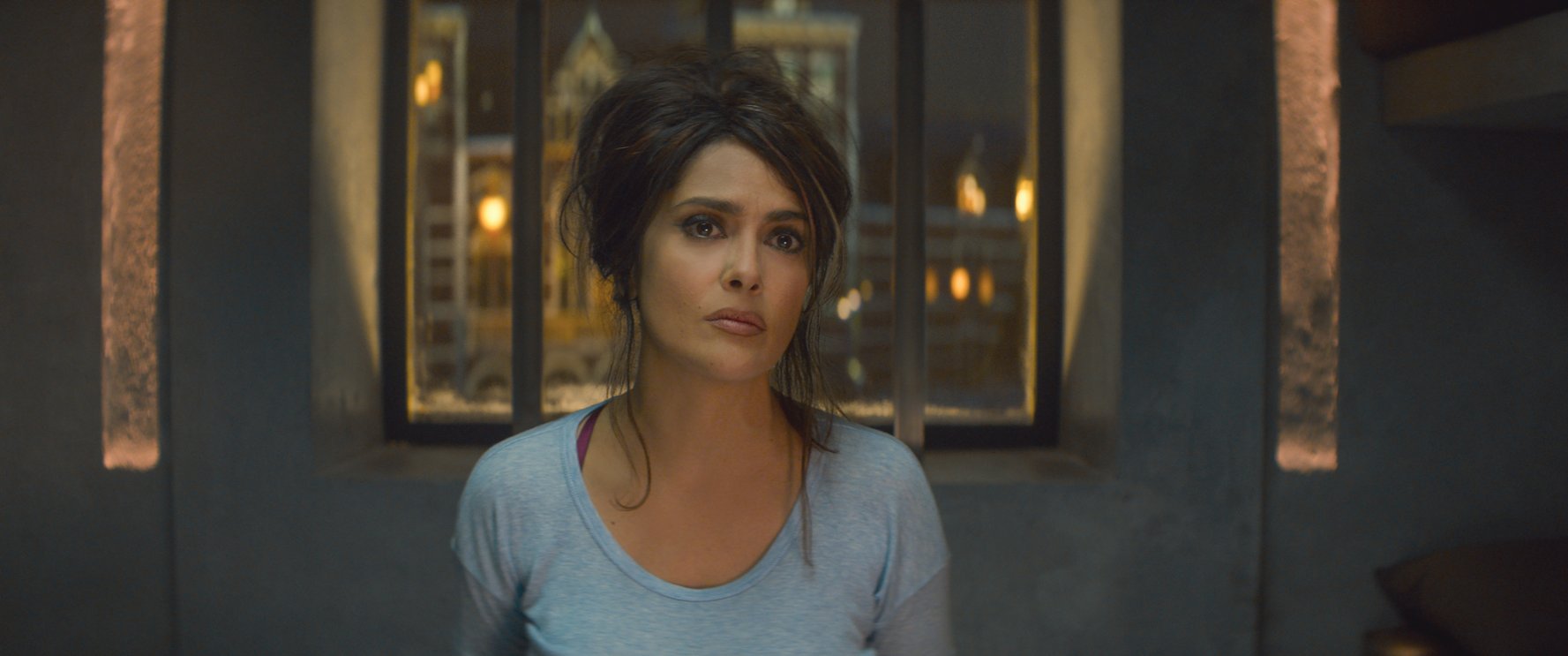 Salma Hayek participa en 'The Hitman's Bodyguard' 
