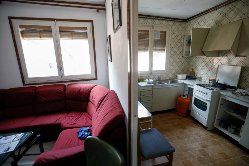Vista del departamento de dos habitaciones donde residía Abdelbaki Es Satty.