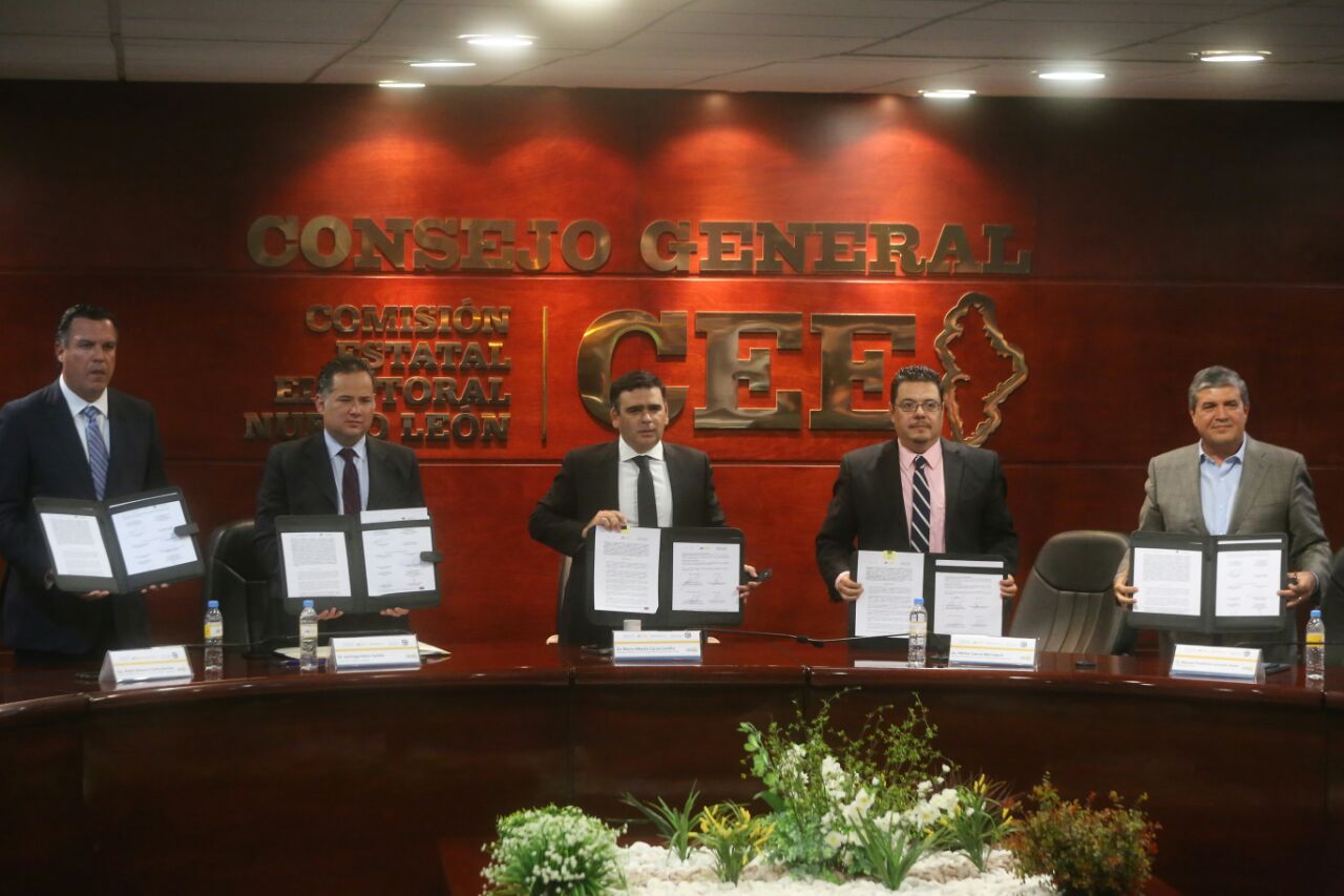 Lo anterior fue dado a conocer durante la firma del convenio de colaboración para difundir las sanciones a los delitos electorales. 