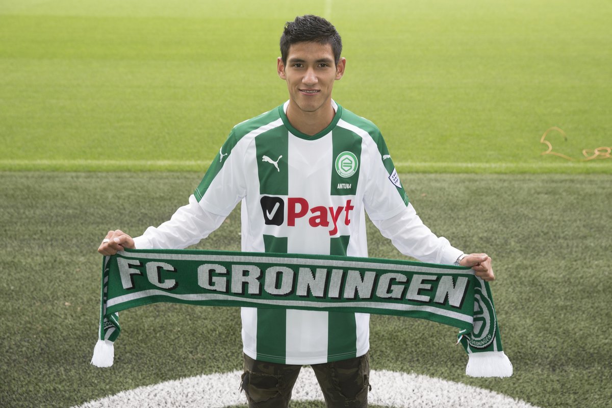 Presentación de Uriel Antuna con el Groningen