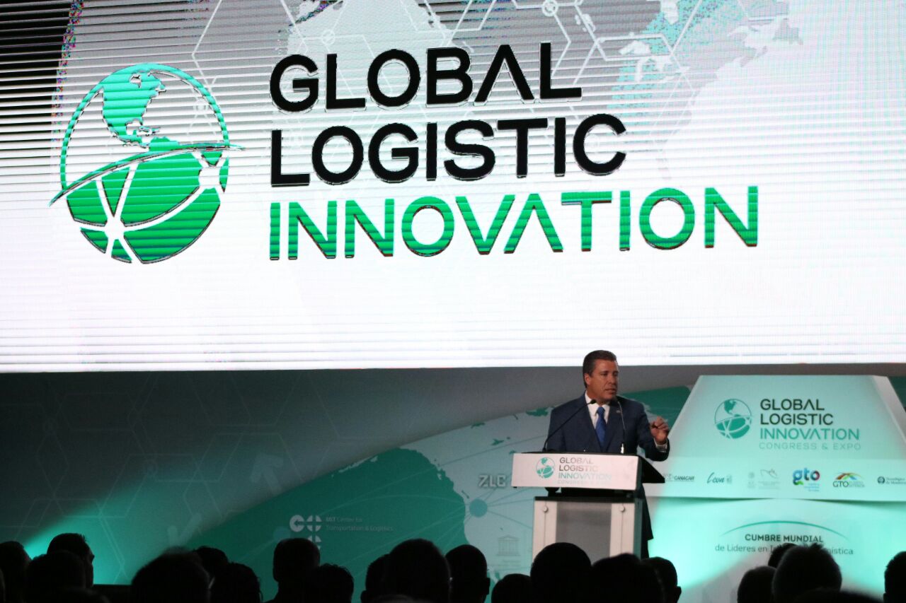 El gobernador Miguel Márquez en Global Logistic Innovation. 