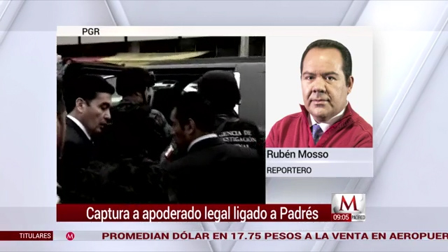 PGR captura a apoderado legal ligado a Padrés